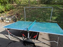 Tischtennistisch Kettler klappbar mit Rollen gebraucht
