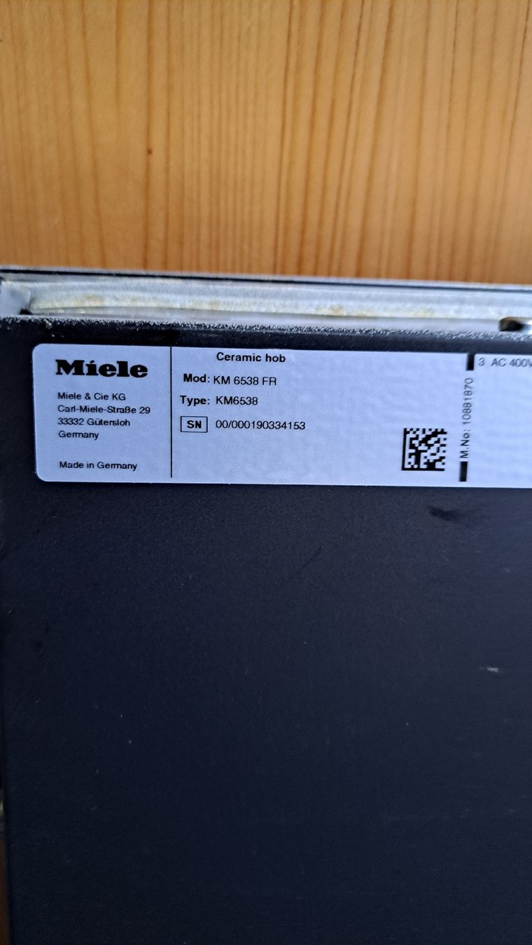 Servierplatten: Ceramic Kochfeld – Gebraucht aus Unterbach BE von Wandel