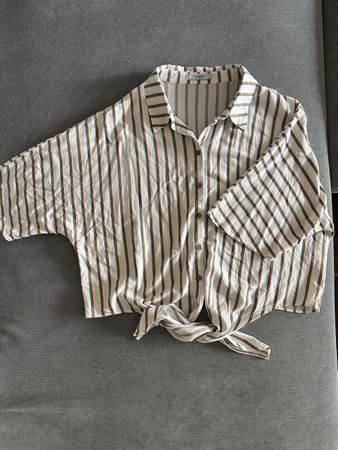 Reserved Eco Aware Hemdbluse / Cropped Gr. XXL (M oversized)
