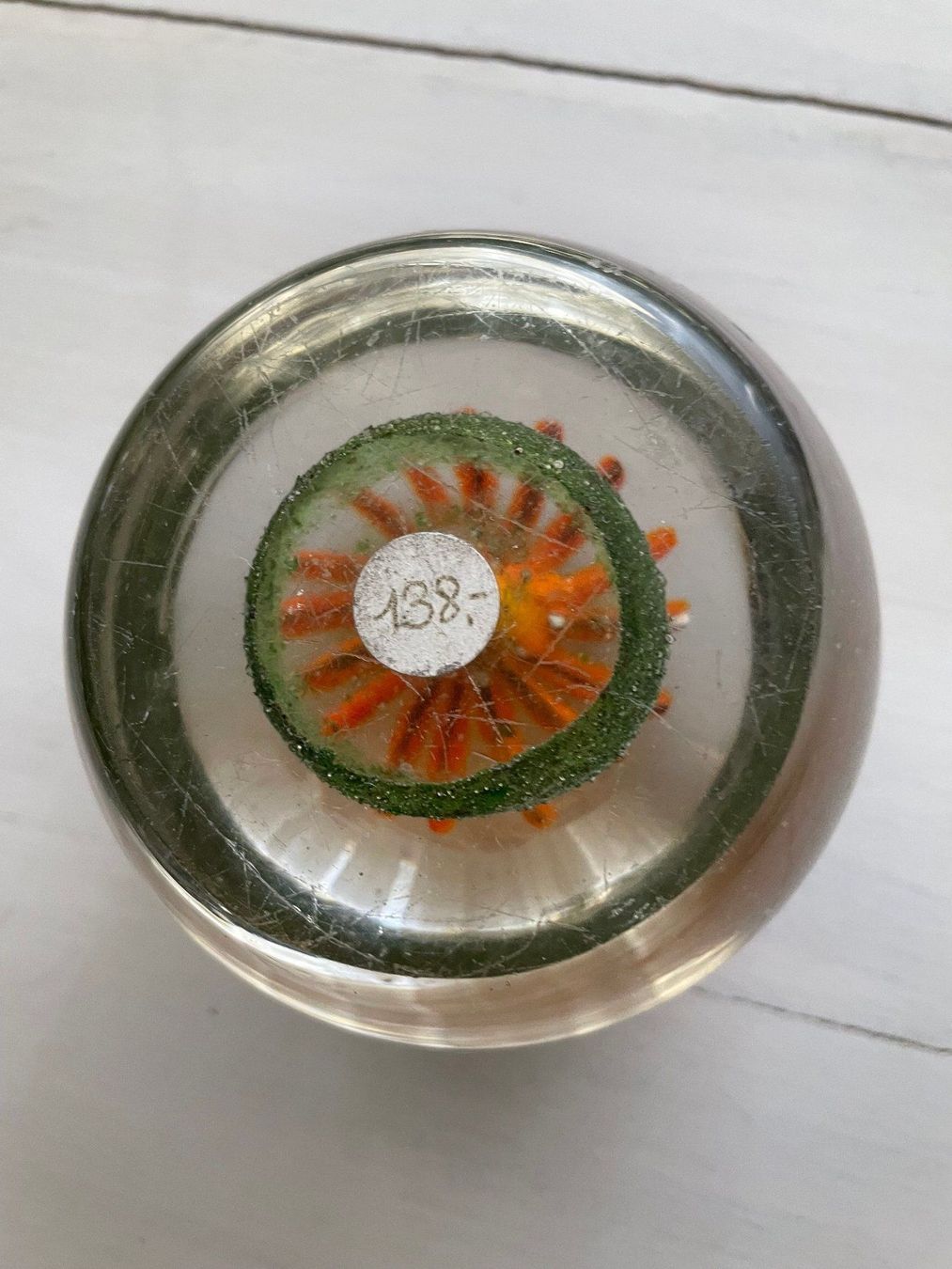 Bicchieri: Murano-GLASKUGEL/BRIEFBESCHWERER – Usato da Forch venduto da ESELSTEIN 2