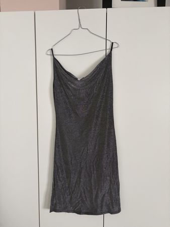 Silbernes Glitzerkleid / Partykleid- guter Zustand Mystyle