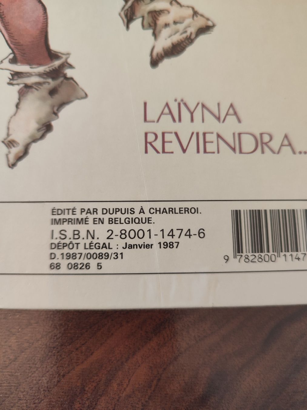 Fumetti: Laïyna T1 EO TBE  – Usato da Bougy-Villars venduto da Vogue 3