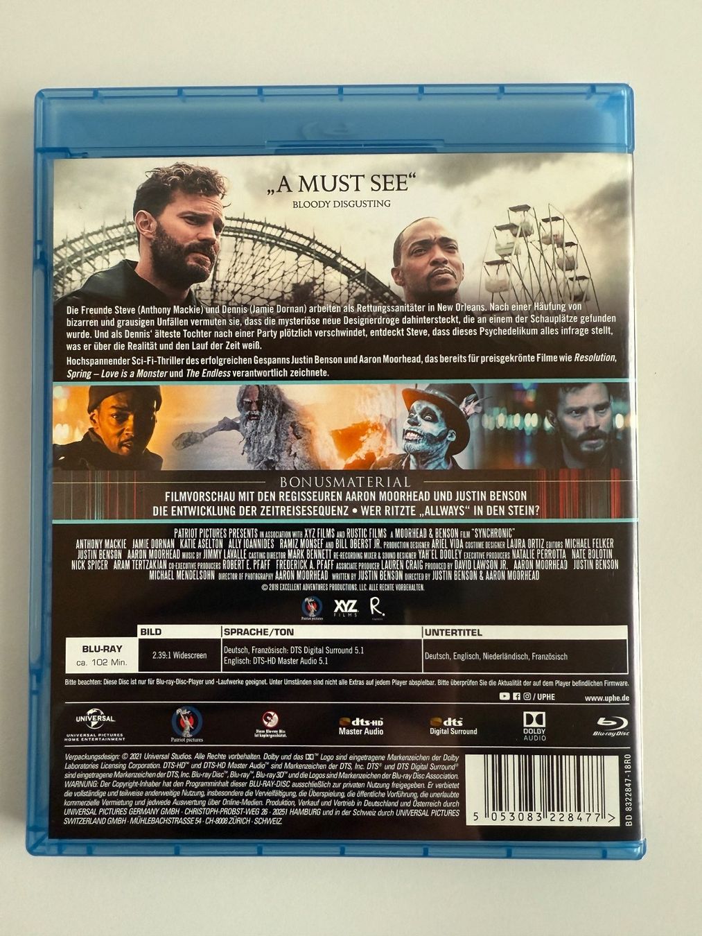 Alle DVDs: Blu-Ray Synchronic – Gebraucht aus Gasel von Alter_Ego 1