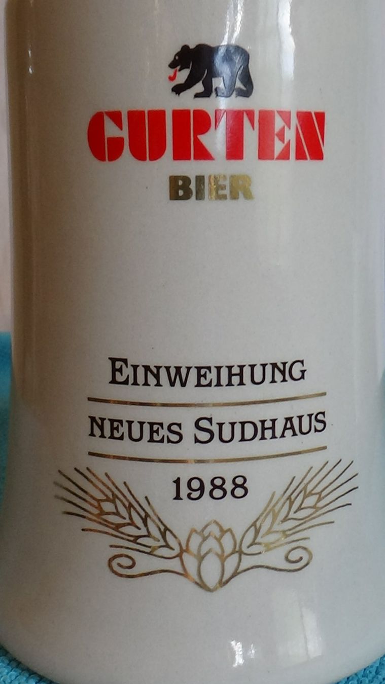 Bicchieri: Bierkrug Gurten Bier – Usato da Wiedlisbach venduto da Bobesch10 1
