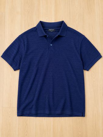 Urban Revivo Herren Poloshirt Navy – Grösse XL