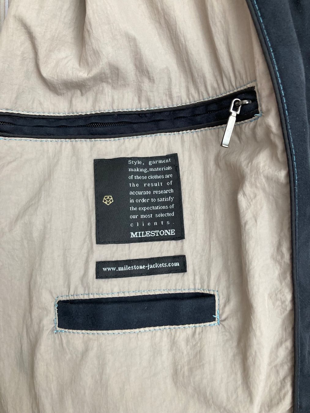 Giacche: Blouson v. Milestone, blau, Gr. 56 – Usato da Diepoldsau venduto da mabeapt 3