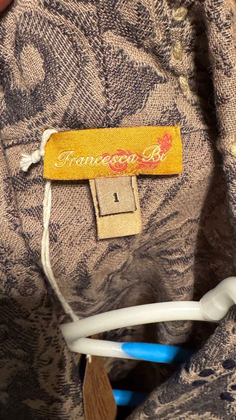 Giacche: Francesca Bi Wickelbluse/Jacke bestickt - NEU – Nuovo e nell'imballaggio originale da La Punt Chamues-ch venduto da Mausibeinli 5