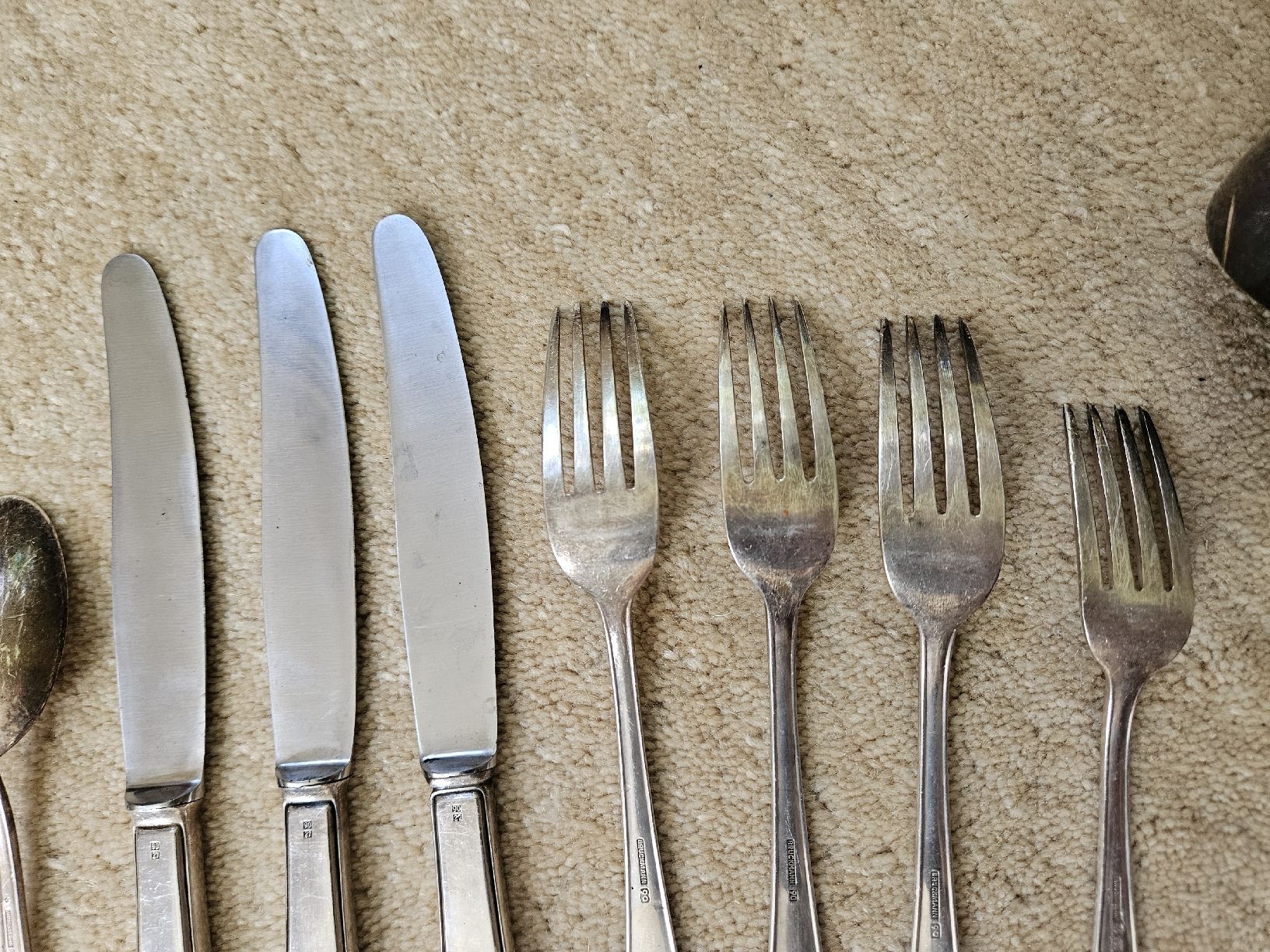 Set di posate: Bruckmann 90 Silberbesteck – Usato da Arlesheim venduto da Flohmi_A_Z 5