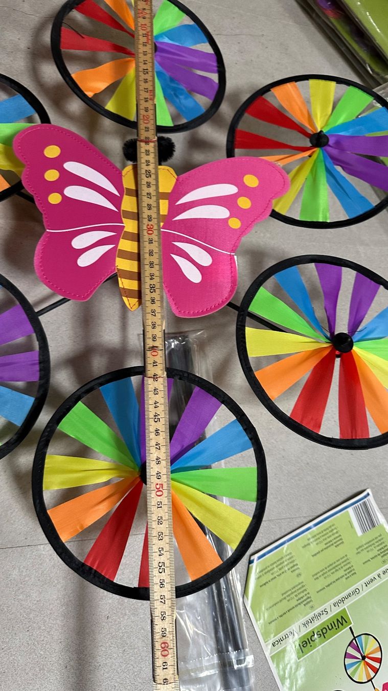 Altro in Decorazioni & Accessori: Neues farbenfrohes Windspiel, Windrad mit Schmetterling – Nuovo (secondo la descrizione) da Schönenbuch venduto da marisli80 1