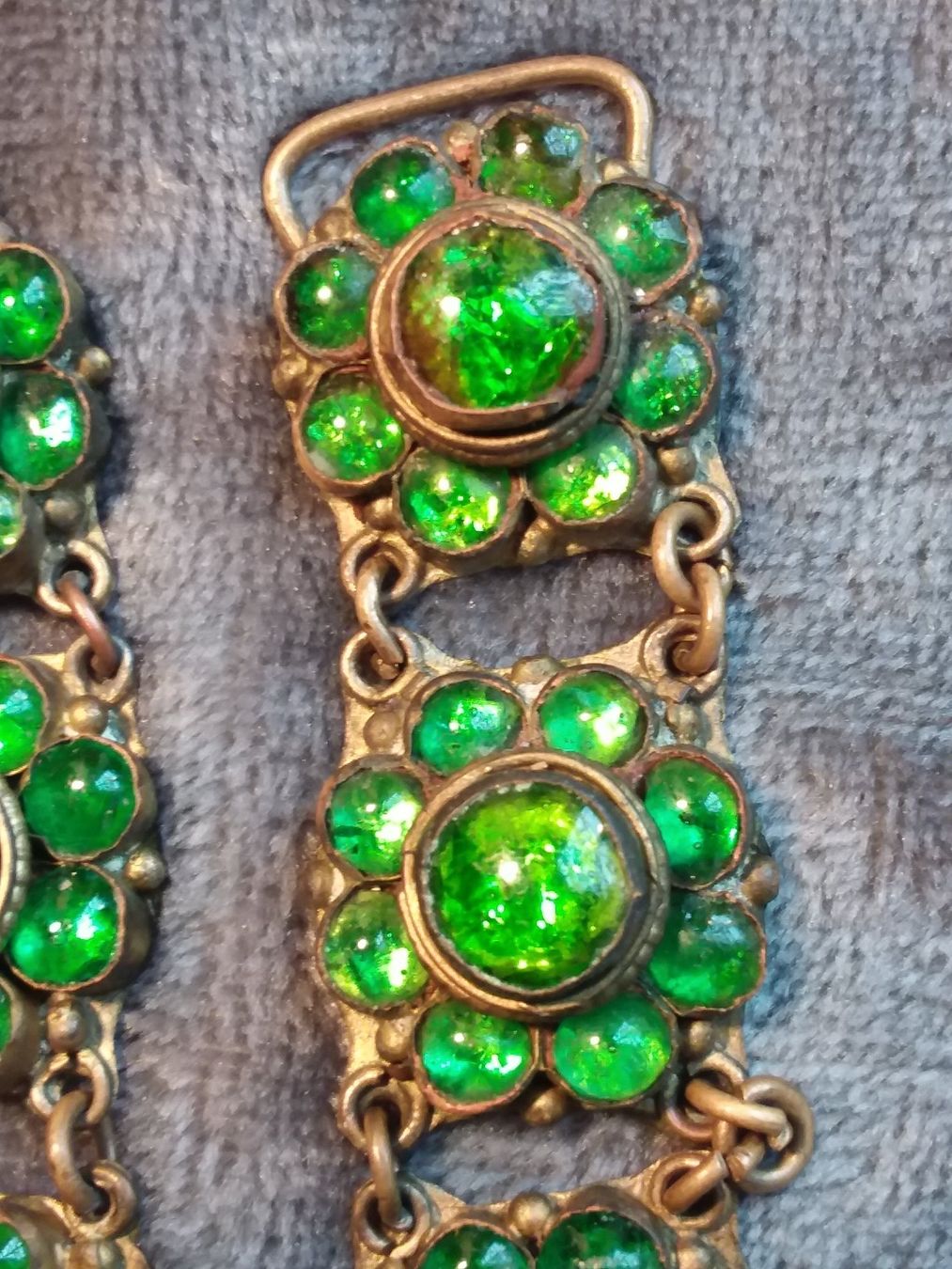 Catenine: Antikes TOP Collier Glas/Folie ca 1880 oder früher – Usato da Zürich venduto da helsan 5