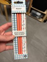Lot de 6 crayons HB pastel Papeteria avec gomme neu