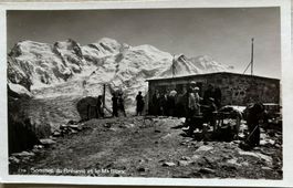 Sommet du Brevent et le Mont Blanc