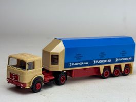 VE1- Herpa MAN Flachglas Transport Sattelzug