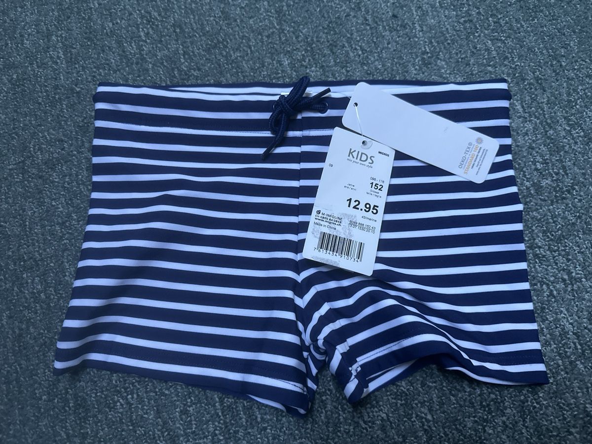 Migros Costumi da bagno: Badehose neu Gr 152 – Nuovo e nell'imballaggio originale da Baltschieder venduto da YmroBe