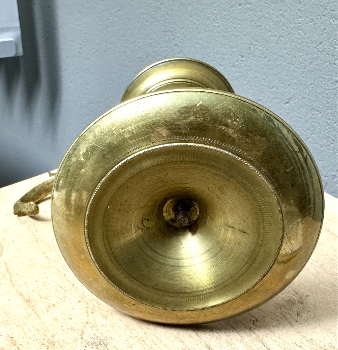 Lampes: Kleine antike Öllampe Messing 19 cm – D'occasion à Rothrist par Luckywinner 5