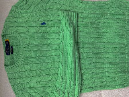 Polo Ralph Lauren Cable-Knit Pullover Grün Gr. L