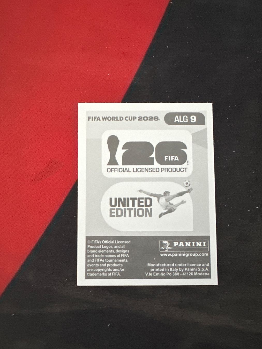 Panini Carte collezionabili: Panini FIFA WM 2026 Sticker - ALG 9 – Usato da Sulz AG venduto da DealWerk 1