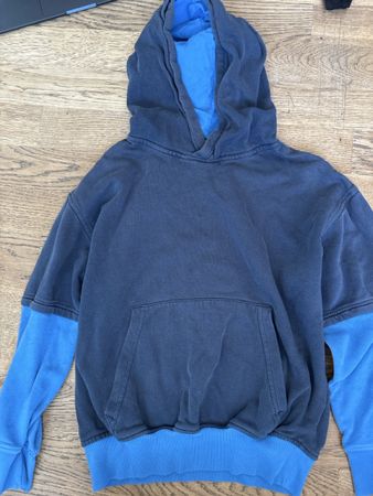H&M Kapuzenpullover dunkelblau blau Grösse 134/140