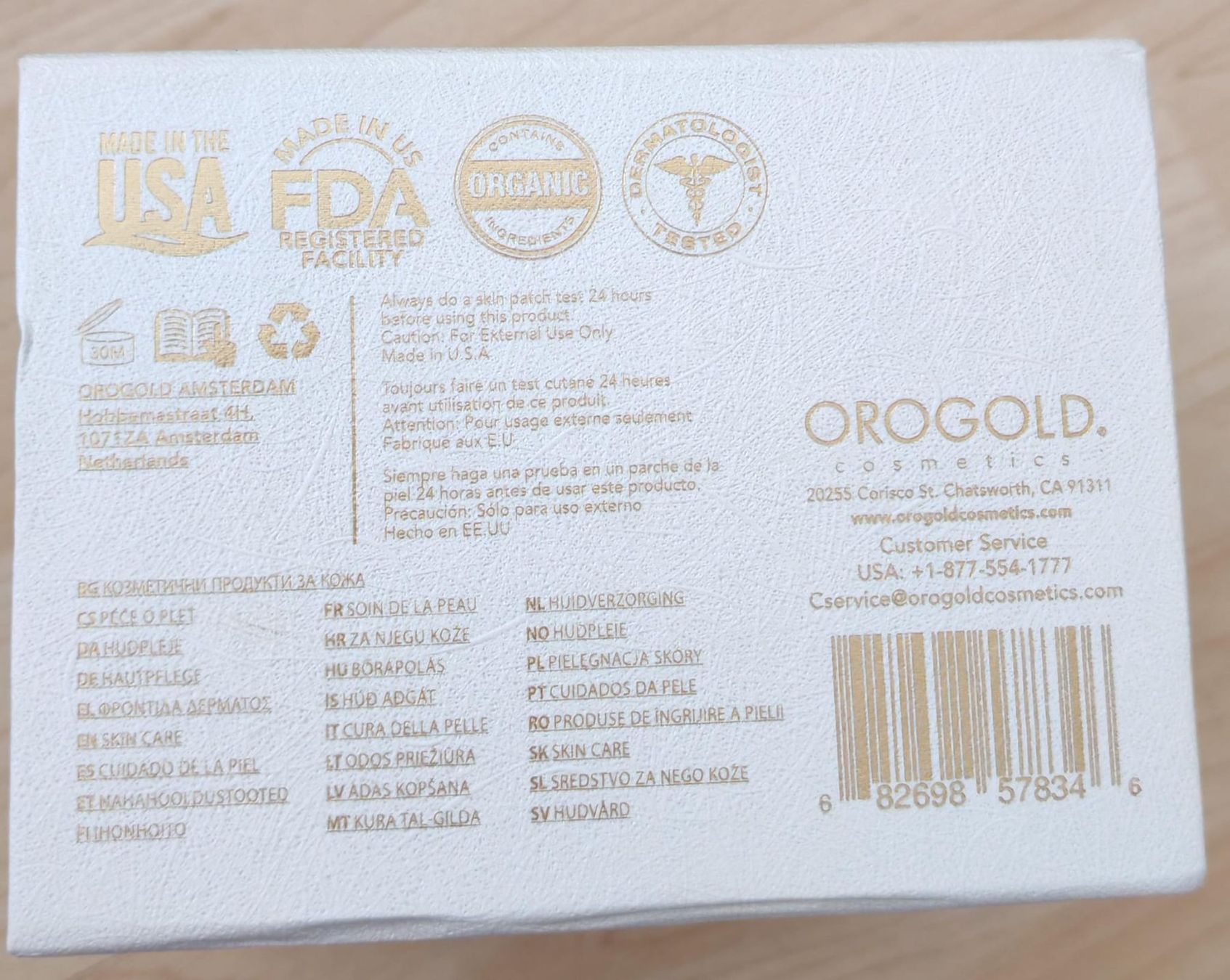 Cura del viso: OROGOLD Cosmetics, 24K Deep Moisturizer Hydratant Profond – Nuovo e nell'imballaggio originale da sachseln venduto da soficool 1