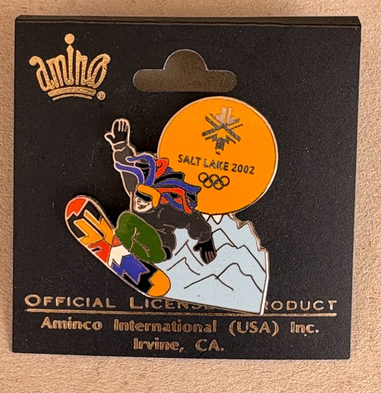 Placchette & Badge: PIN OLYMPIA SALT LAKE 2002 – Usato da Ostermundigen venduto da Wyatt-Earp