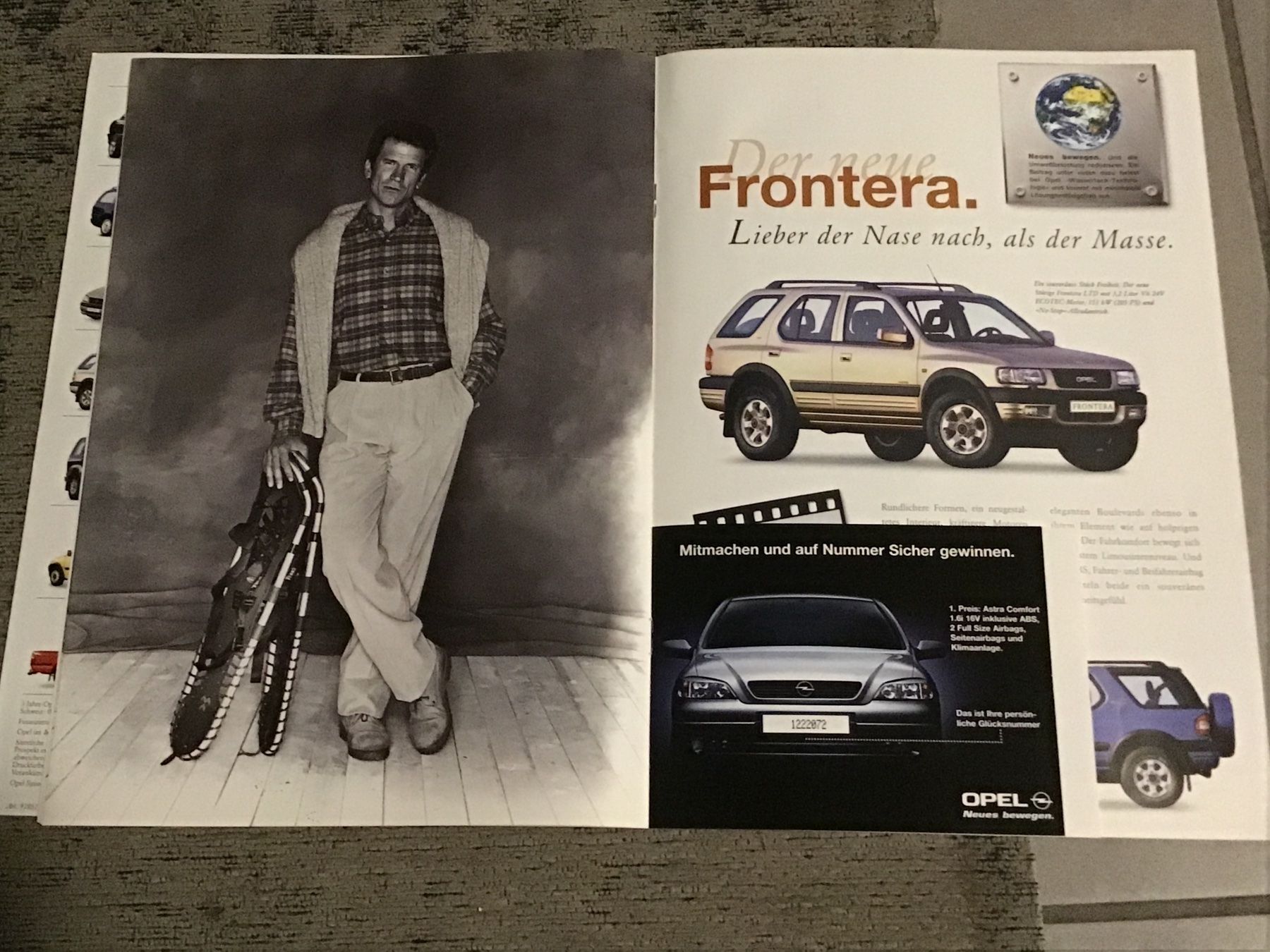 Opel Documenti: Opel Programm mit Preisliste total 18 Seiten September 1998 – Usato da Scherzingen venduto da Starseller62 4