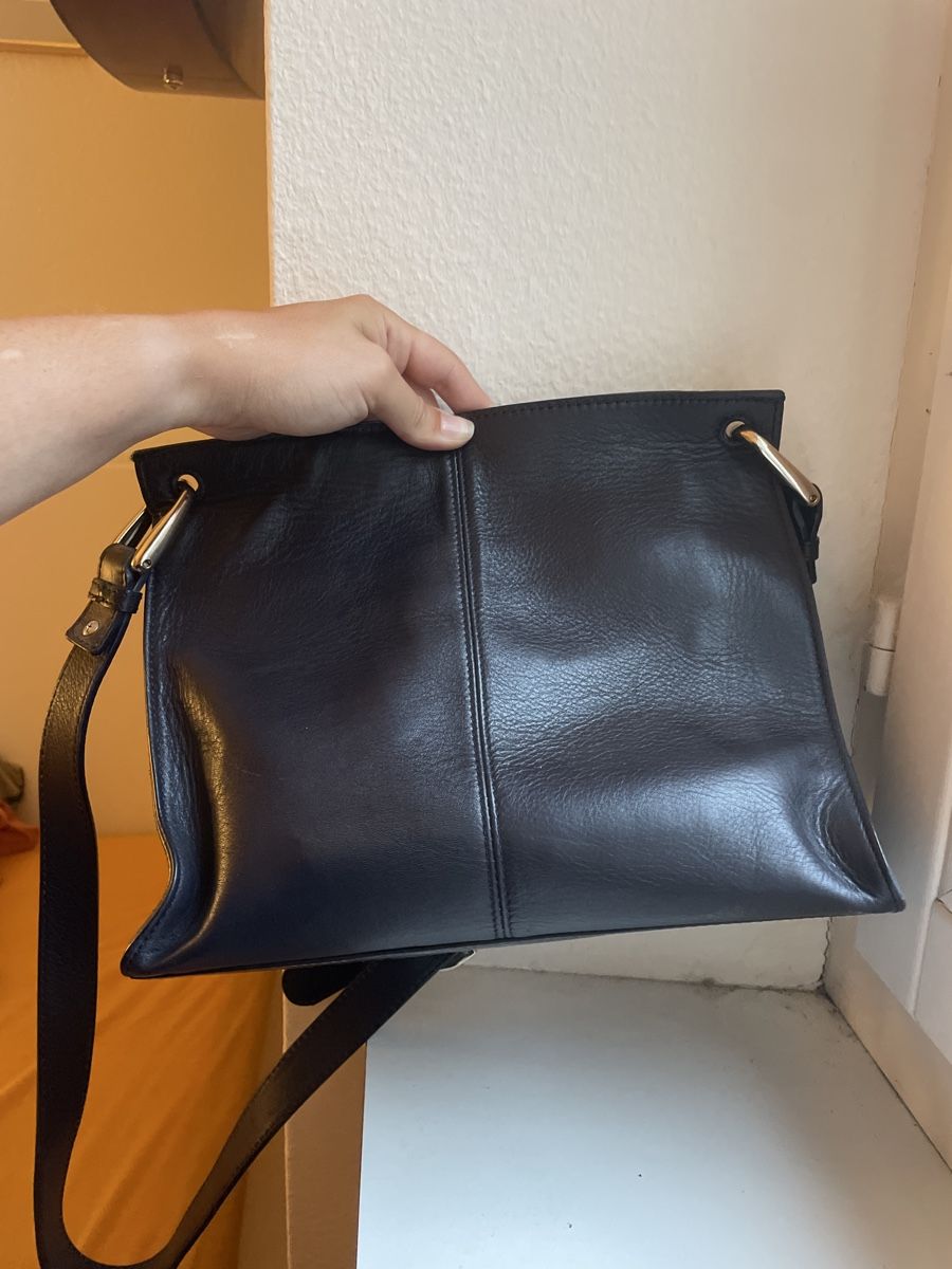Massimo Dutti Borse da donna: Massimo Dutti Ledertasche, neuwertig, dunkelblau – Nuovo (secondo la descrizione) da Zürich venduto da Carlajimena 2