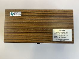 Endmasssatz Mitutoyo 516-122-10 BM1-2C-1/D im Holzkasten