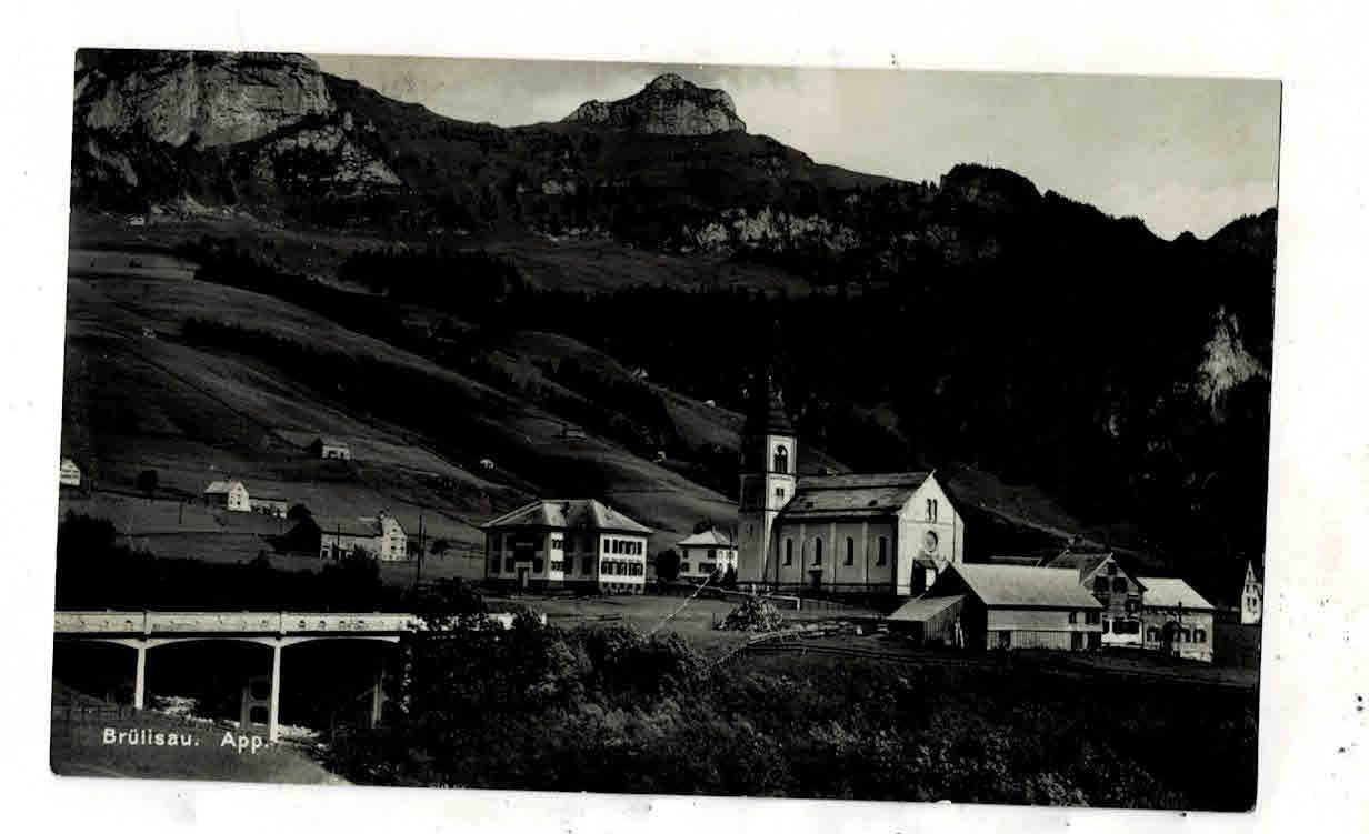 Ansichtskarten: Brülisau  1933 – Gebraucht aus Sulz AG von Oberdanne8
