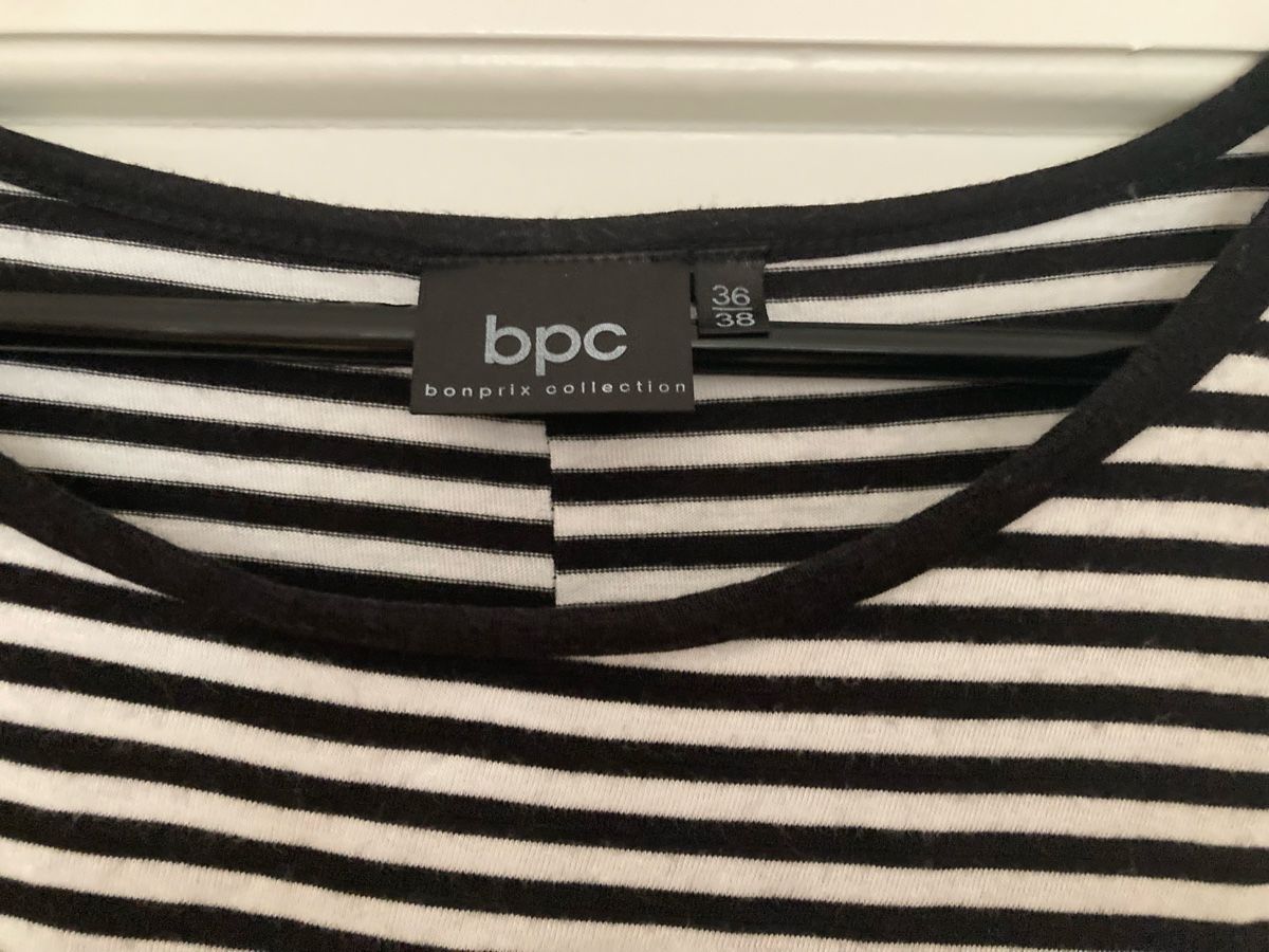 T-shirt: Shirt, schwarz-weiss gestreift – Usato da Bern venduto da NAJAW85 1