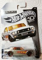 HotWheels ZAMAC 50 Jahre Ford Mustang Coupé, 1/64