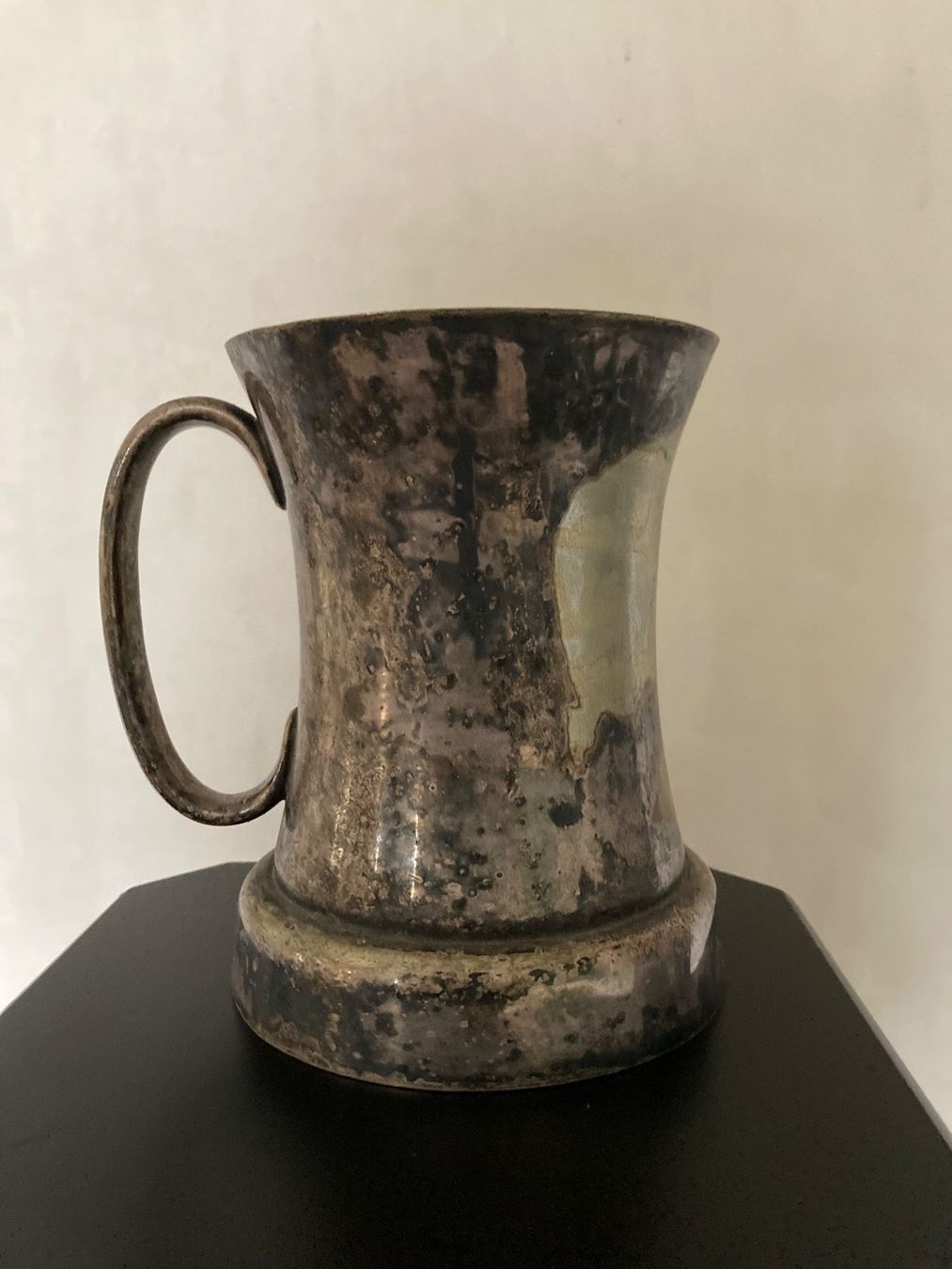 Tazze: Antiker Becher versilbert mit Patina – Usato da Luzern venduto da Aura13