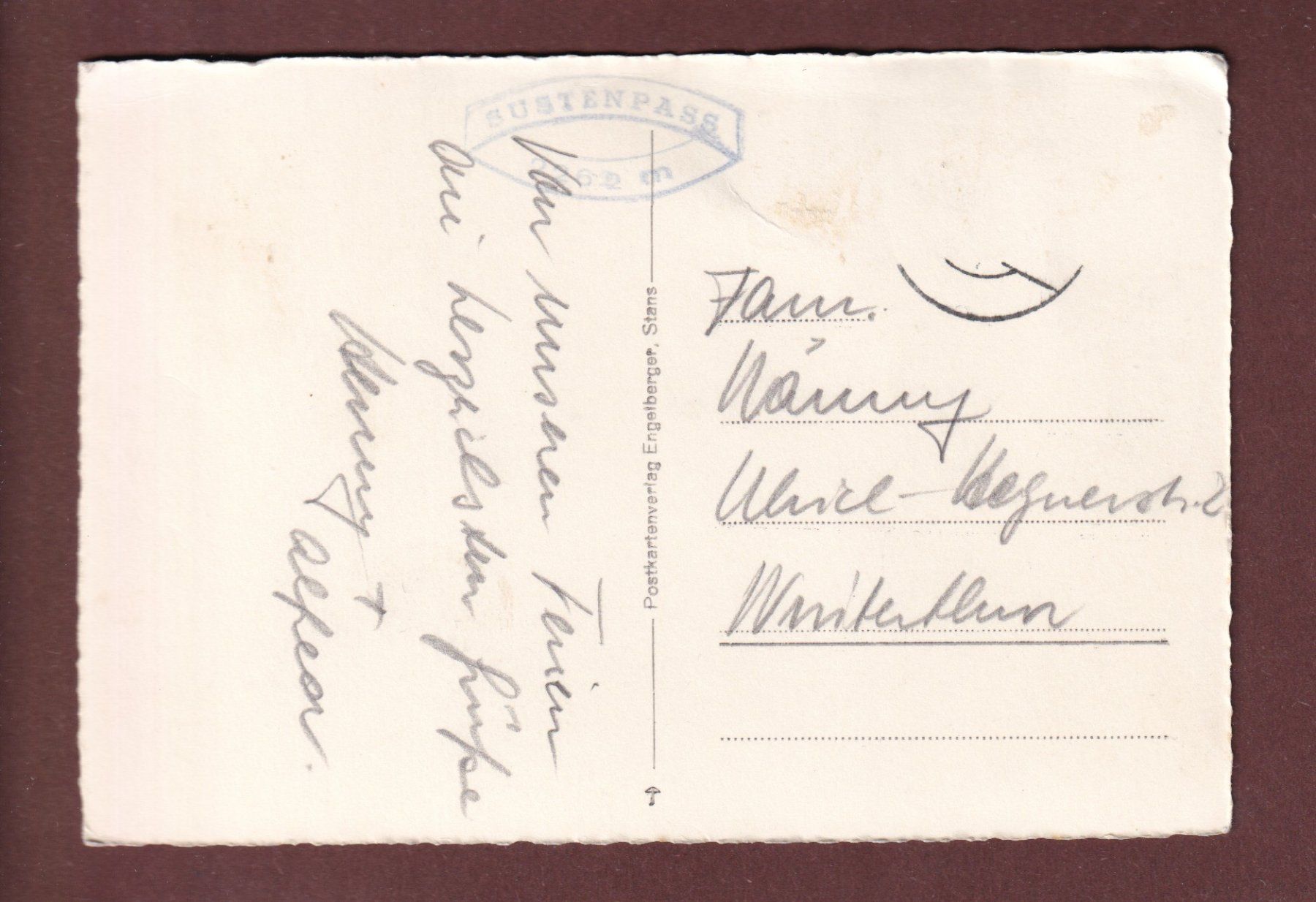 Cartoline postali: SUSTENPASSHÖHE // Falte // – Usato da Pully venduto da nicecards-shop 1