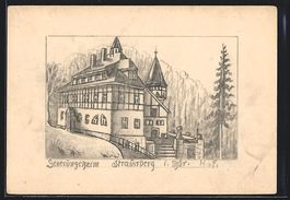 Handgemalt: Straussberg i. Thür., Genes