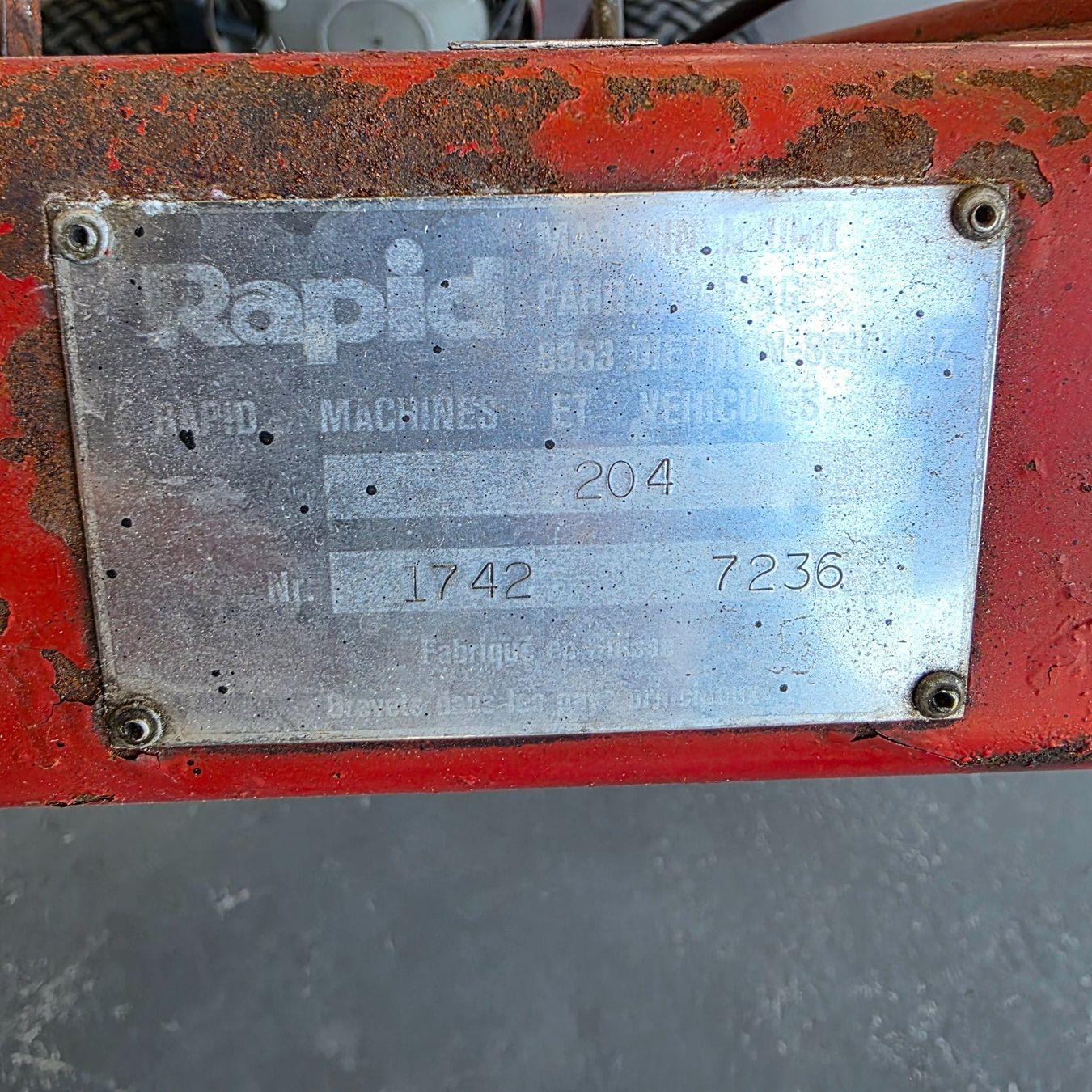 Sgombero neve: Rapid 204 Schneepflug – Usato da Schindellegi venduto da mutzel06 6