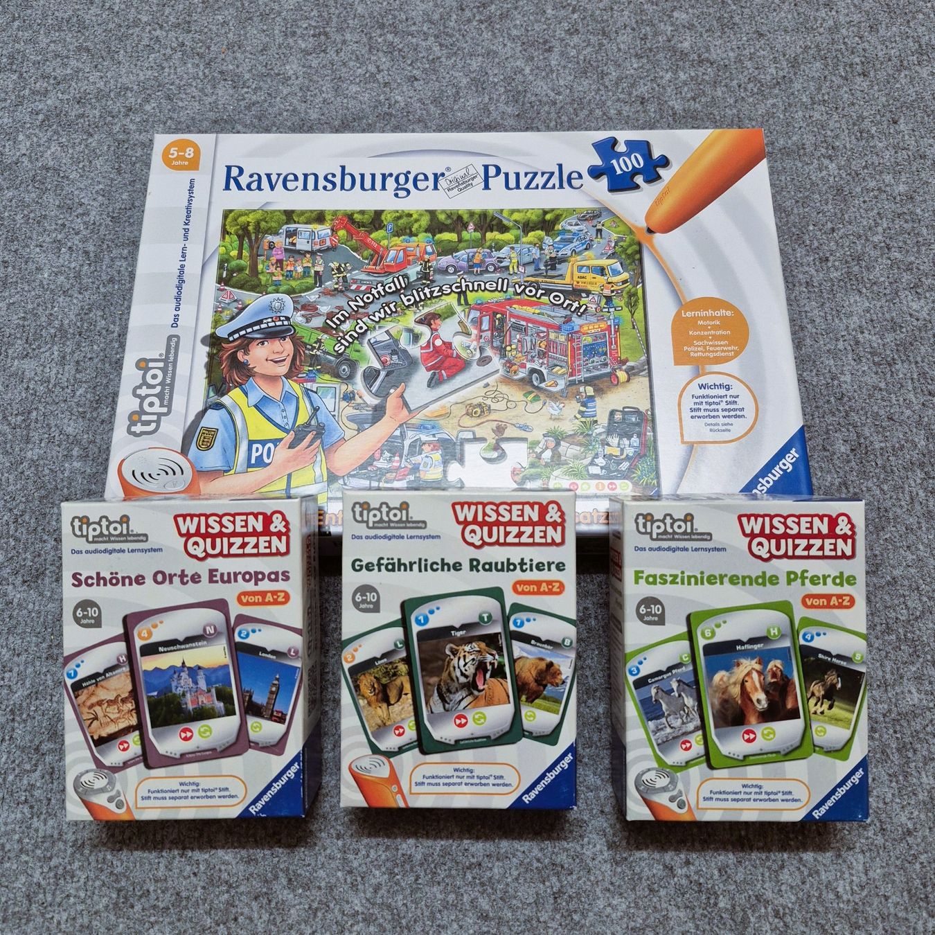 Tiptoi Giochi: Tiptoi Puzzle / Wissen & Quizzen – Usato da Untersiggenthal venduto da Eulea