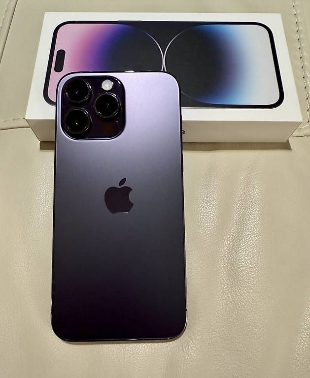 Handys / Smartphones: iPhone 14 Pro Max 128gb Deep Purple  – Gebraucht aus Sigirino von and_kgv7 1