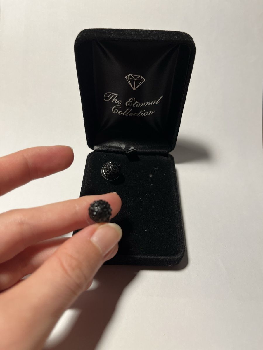 Orecchini pendenti & Orecchini a lobo: Black spheric earrings – Usato da Zürich venduto da ali_celi 1