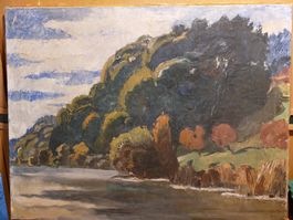 Landschaftsbild von H. Zürcher, 1927