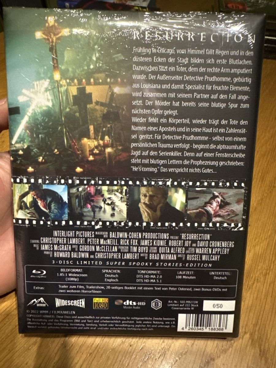Alle DVDs: Resurrection Wattiertes Mediabook OVP – Neu und originalverpackt aus Benken ZH von Audi-erich 1