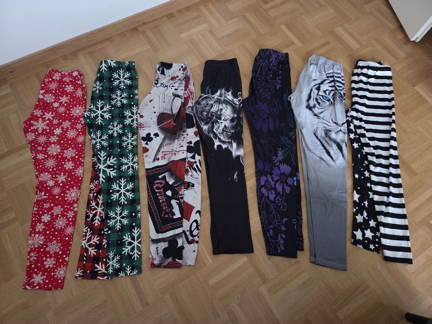 Leggings: 12 Leggins im Set Gr. M – Gebraucht aus Uhwiesen von Szummer