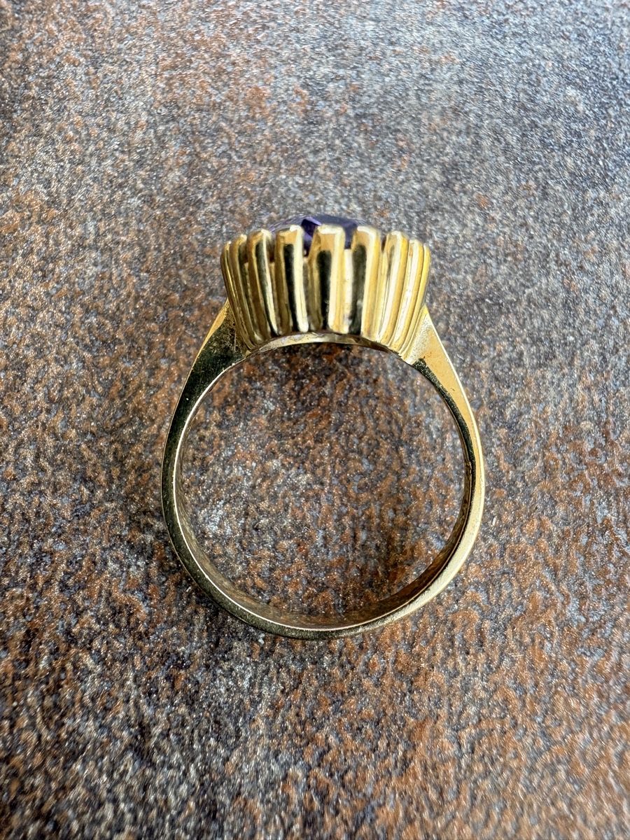 Ringe: Ring 333 Gold Amethyst oval Damenring – Gebraucht aus Tuggen von sunny715 3