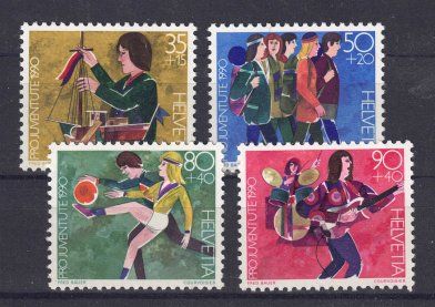 Tutti i francobolli: PJ 1990, kompletter Satz postfrisch** – Nuovo (secondo la descrizione) da Lupfig venduto da lubor