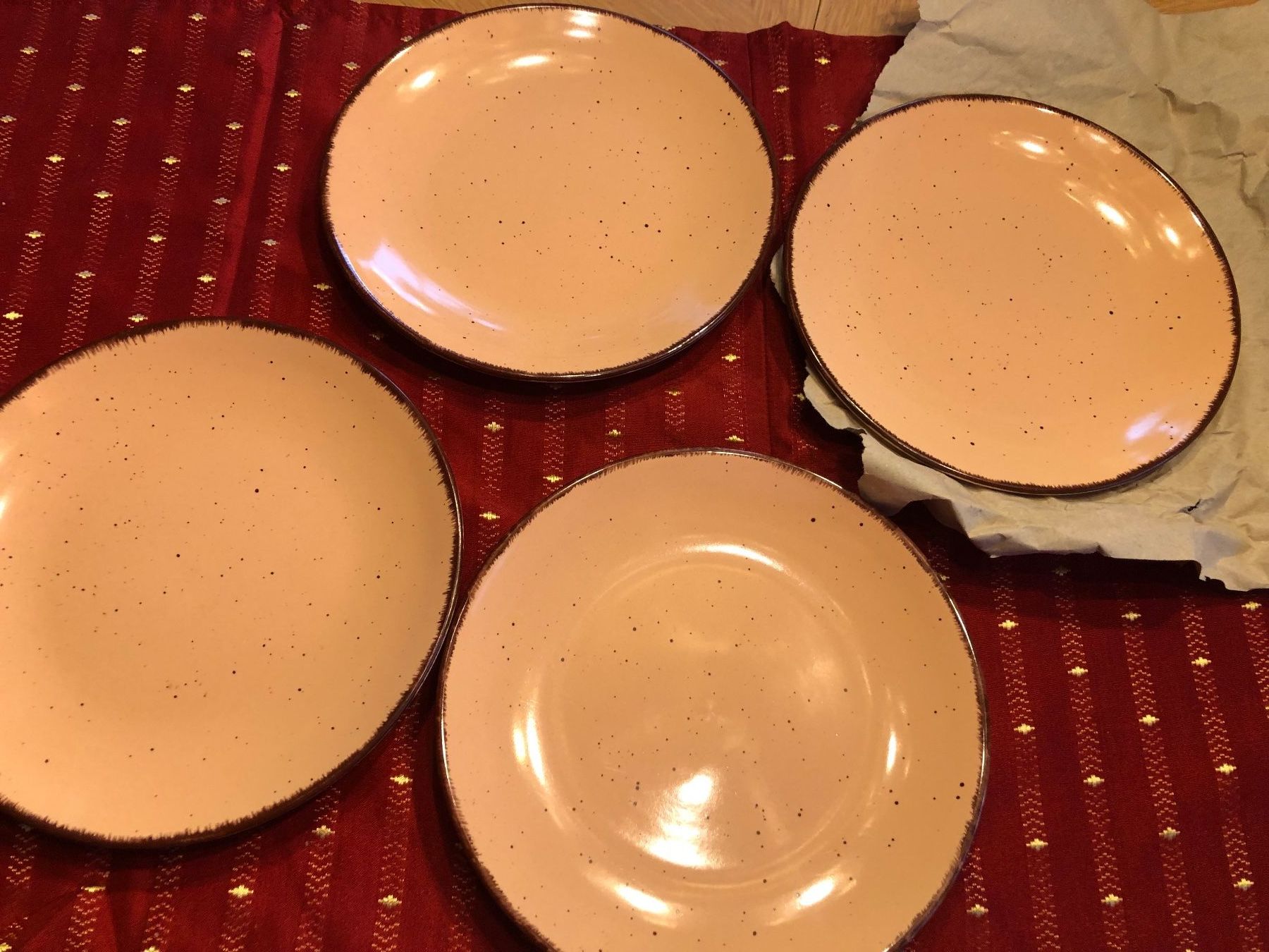 Piatti: 4 Dessertteller Pastell Peach  neu – Nuovo (secondo la descrizione) da Schübelbach venduto da Dolly990_2