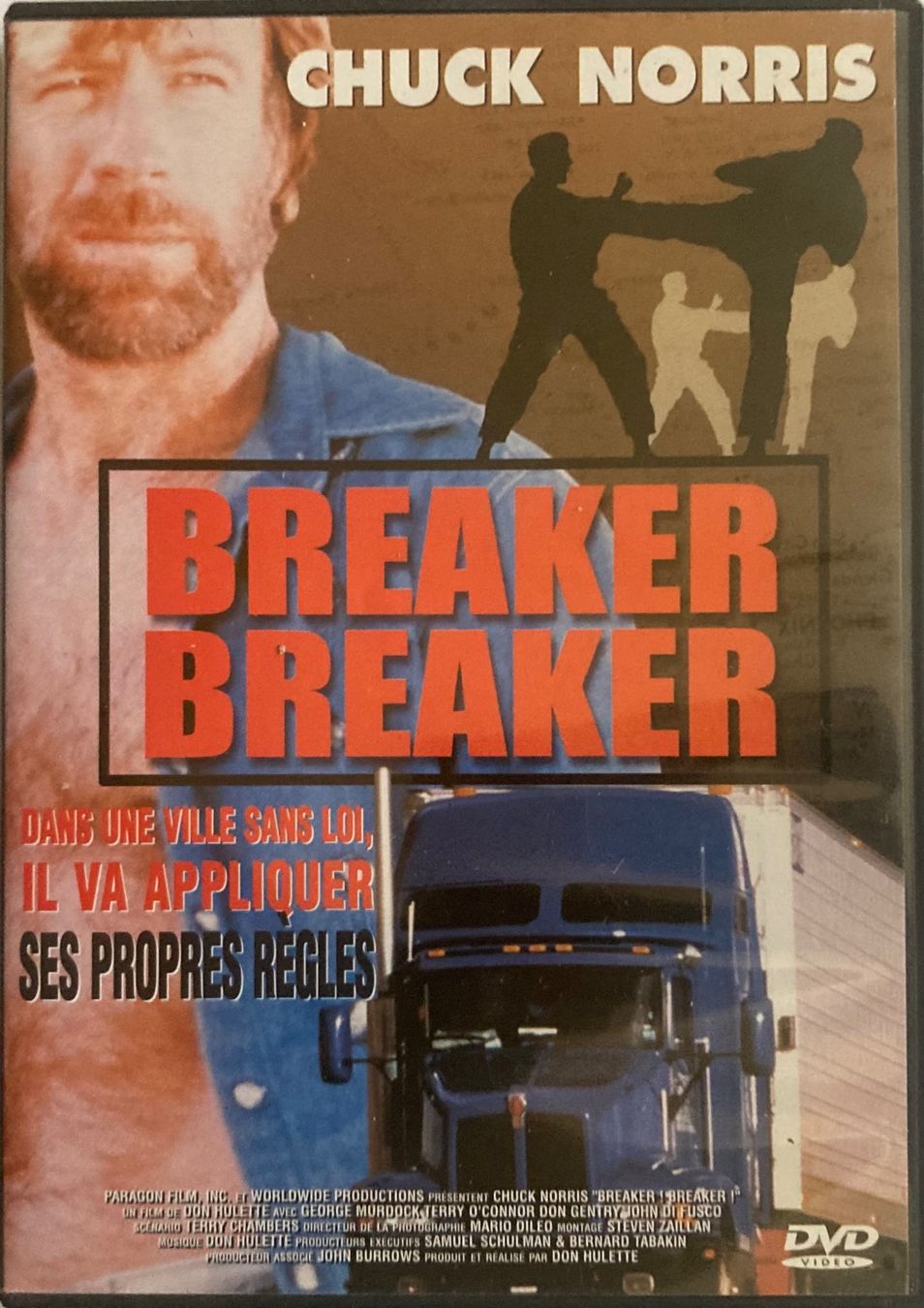 Tutti i DVDs: CHUCK NORRIS - BREAKER BREAKER – Usato da Poliez-Pittet venduto da Newtown-Records