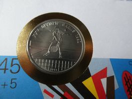 Kambodscha 1991, 4 Riels, Sondermünze Barcelona '92