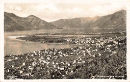 Minusio (TI) Vista su Locarno e Lago Maggiore