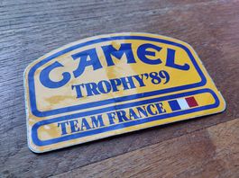 Aufkleber Sticker 'Camel Trophy 89' Team France