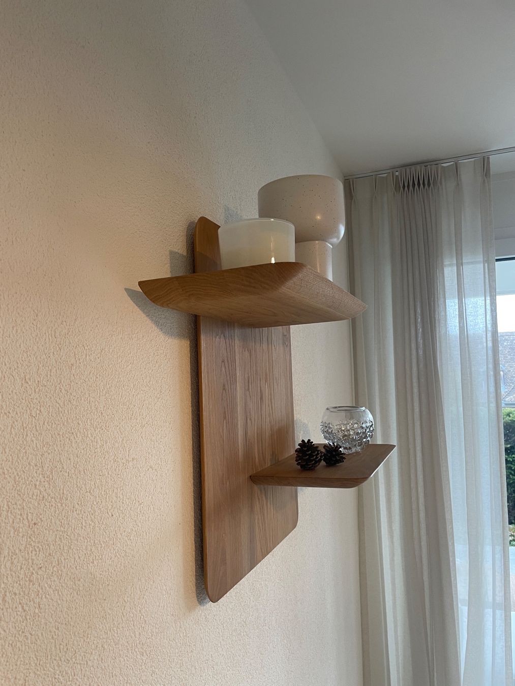 Bolia Scaffali: Solid Oak Wall Shelf – Bolia – Usato da Thalwil venduto da brunof 3