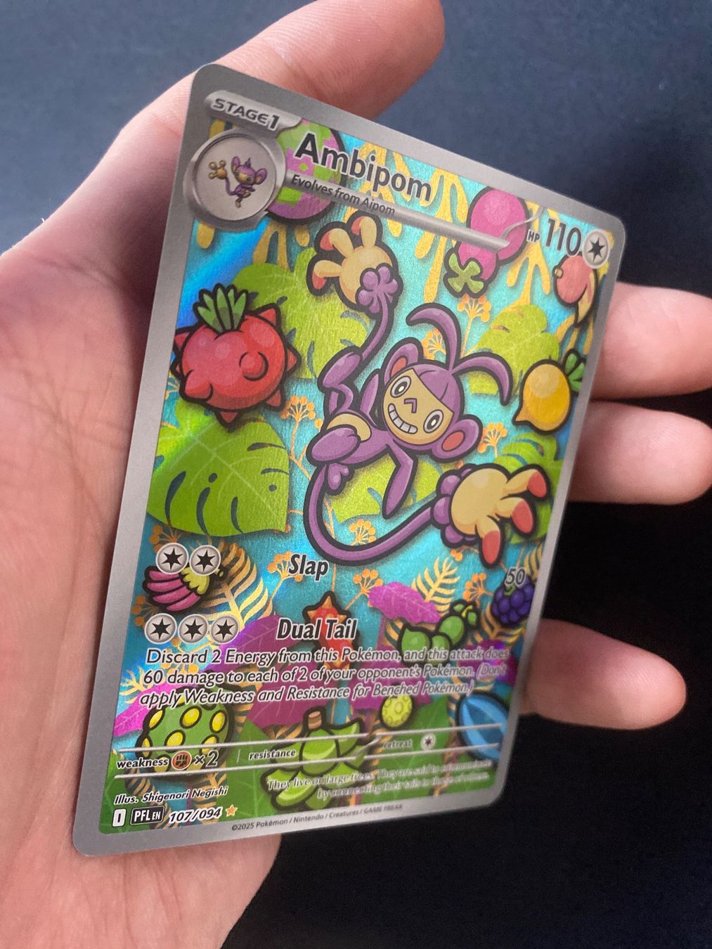 Pokémon Carte collezionabili: Ambipom 107 - Ambidiffel - Phantasmal Flames - EN – Nuovo (secondo la descrizione) da Hausen AG venduto da Shrade 1