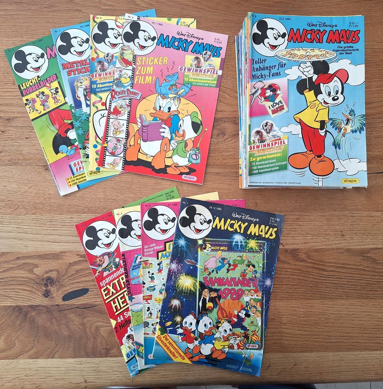 Fumetti: Micky Maus Hefte Jahressammlung 1989 – Usato da Schaffhausen venduto da Hottschili